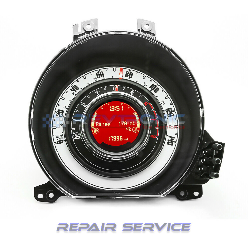 Fiat 500 Instrument Cluster Speedo Repair for WarningLights Blinking/Glowing Dim