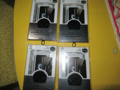 4 Mobilo Full Glue Privacy Screen Protector 5D for iPhone Round Edge Glass 4 Box
