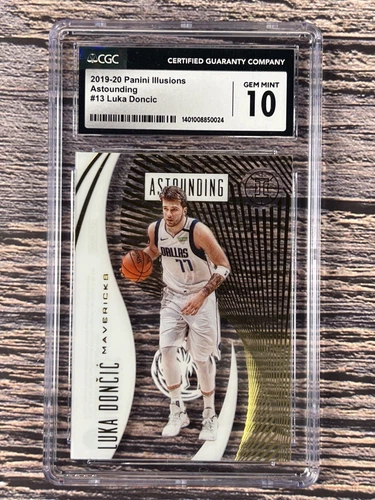 2019-20 panini illusions luka doncic astounding #13 CGC GEM MINT 10!