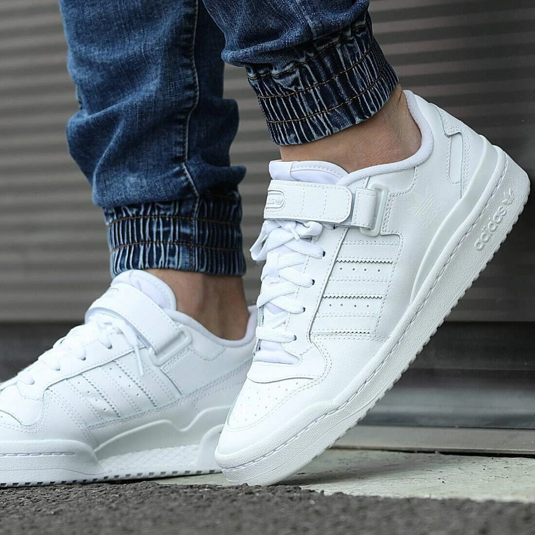 Bezwaar Durven over het algemeen Adidas Originals Forum Low Men's Athletic Shoe White Running Sneaker #755 |  eBay