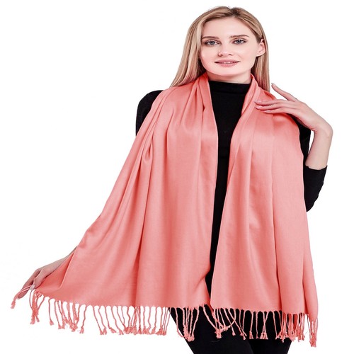 Solid Color Design Shawl Scarf Wrap Stole Throw Shawls Pashmina CJ Apparel *NEW* - Picture 185 of 756