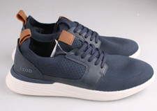 Izod Men's Bannister Memory Foam Lace-Up Navy Shoe 8 NEW w Tags