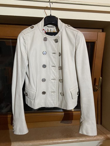 Giacca vera pelle donna D\u0026G Marinaio Dolce E Gabbana Taglia 42 Originale |  eBay