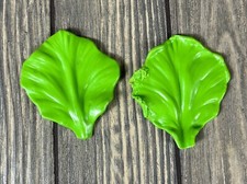 Pretend Play Kitchen Food 2 Pieces Of Lettuce Replacement Piece Part