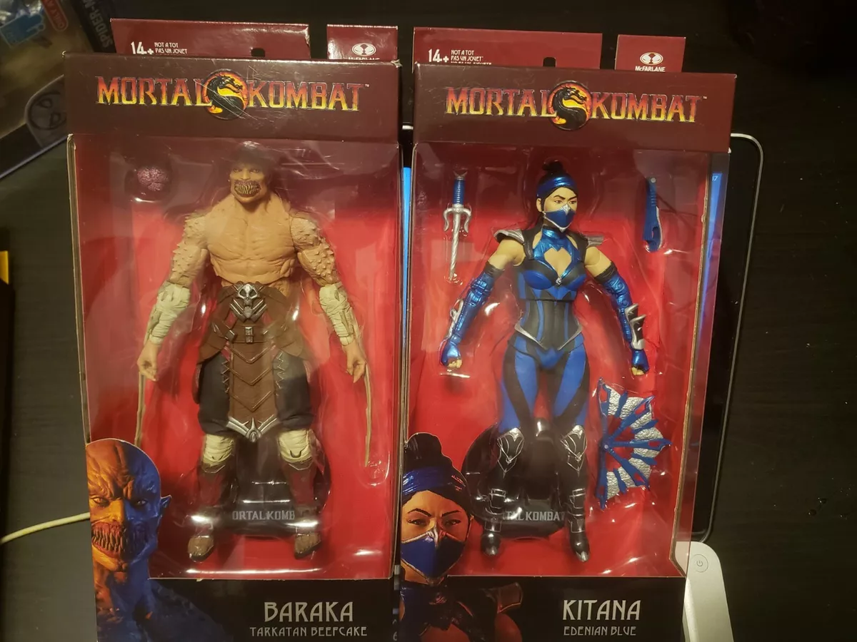 Mortal Kombat 11 - Kitana and Baraka Figures by McFarlane Toys