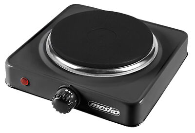 Mesko MS-6508 elektrische Einzel-Kochplatte schwarz tragbar Heizplatte Camping 