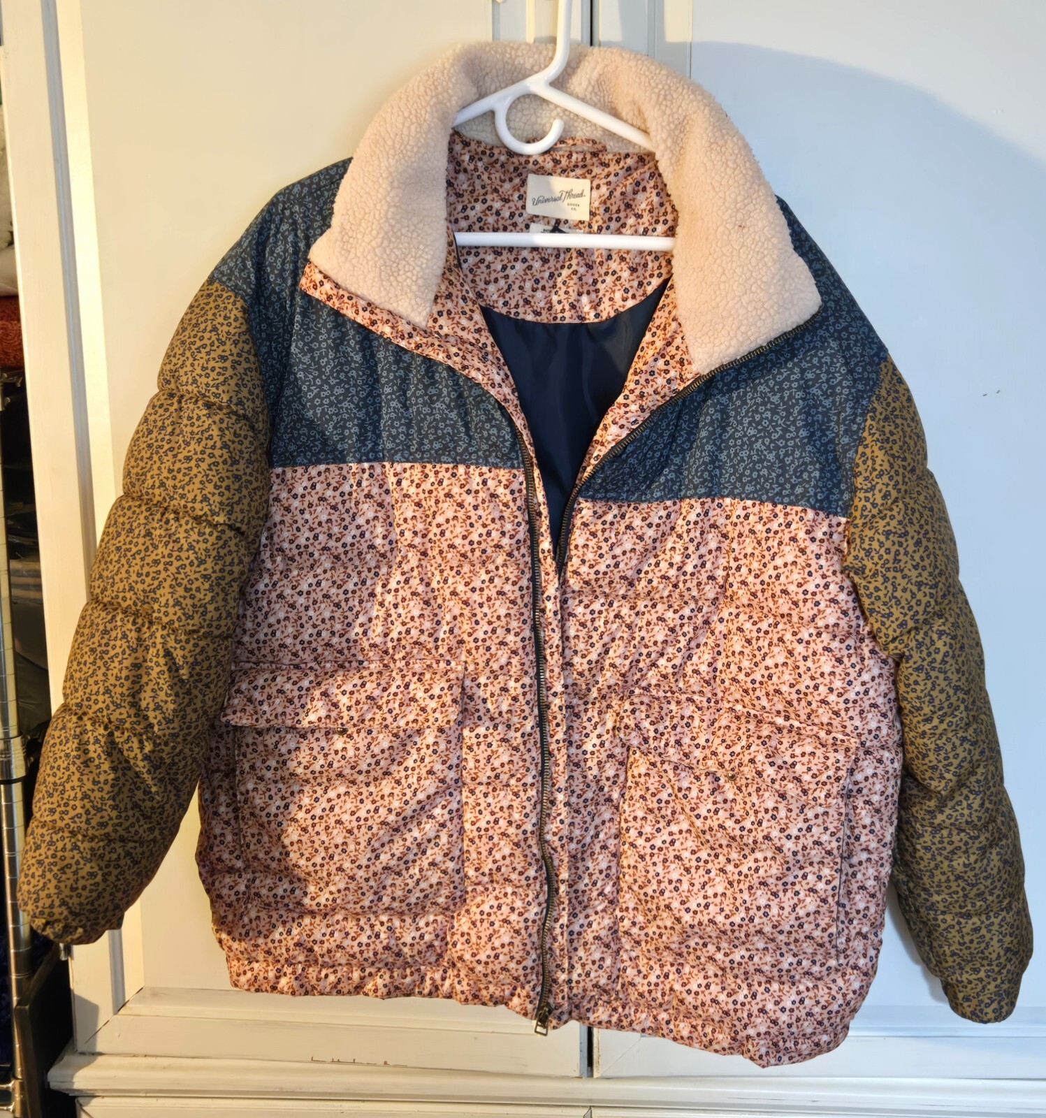 UNIVERSAL THREADS PATCHWORK QUILTED LADIES JACKET… - image 1