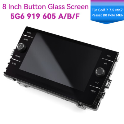 8'' Glass Touch Screen Bildschirm 5G6919605B Für VW Golf 7.5 MK6 MK7 Passat B8