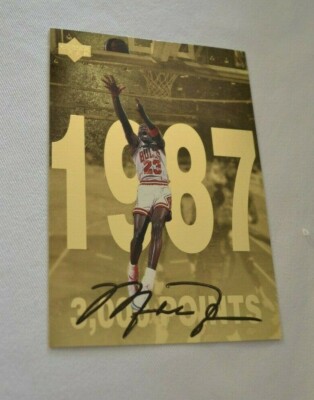 1998 UPPER DECK GATORADE COLLECTION - 1987 MICHAEL JORDAN CHICAGO