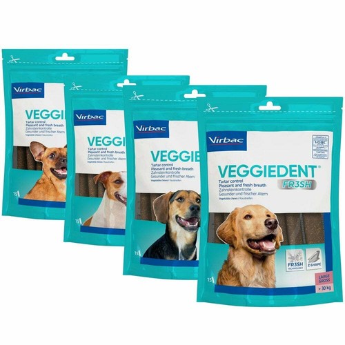 Virbac Veggiedent Fr3sh 15 Dental Chews For Medium Dogs Fresh Breath