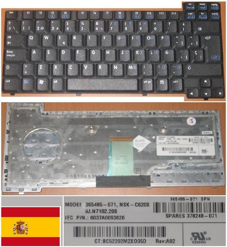 Clavier Qwerty UK HP CQ50z CQ50 CQ50 NSK-H540U 486654-031 9J.N8682.40U