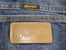 Men's Wrangler denim blue jeans 36 x 30 cowboy western 936DSD