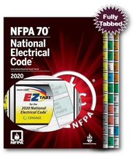 Fully Tabbed with Color Coded Index Tabs : NFPA 70 NEC 2020 Softbound