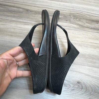 Fiflop Supercomff Banda Comfort Black Leather Thong Sandal  display picture 3