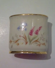 Eschenbach Floral Porcelain Cigarette Toothpick Holder Bavaria Foreign 82 1c
