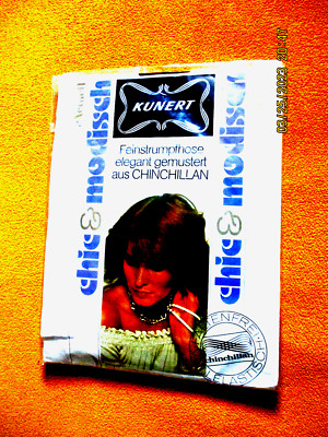 KUNERT CHIC &  MODISCH VINTAGE Strumpfhose  Muster  Capucino  Größe 38-40  OVP