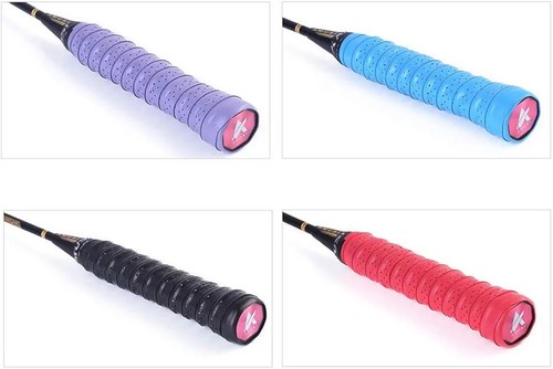 Anti Slip Racket Grip Tape Tennis Badminton Over Grip Squash Very Grippy Padel - Picture 6 of 18