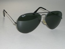 62-14m VINTAGE B L RAY-BAN L2821 BLACK G15 UV LARGE METALS II AVIATOR SUNGLASSES