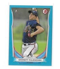 2014 Bowman Draft - Blue DP72 Garrett Fulenchek 1st RC Rookie /399 ATL Braves