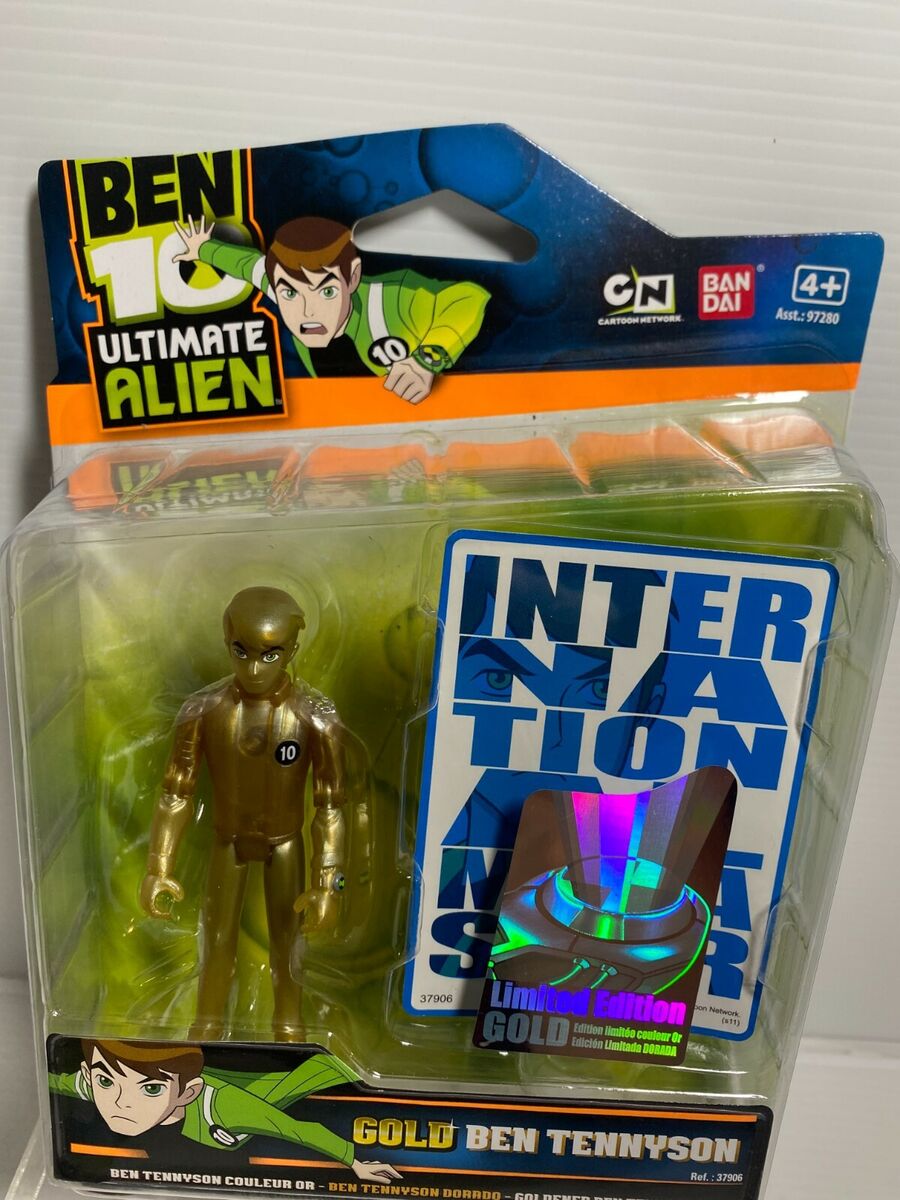 Ben 10 Ultimate Alien Limited Edition Gold Echo Echo Action Figure - Gold  Rare