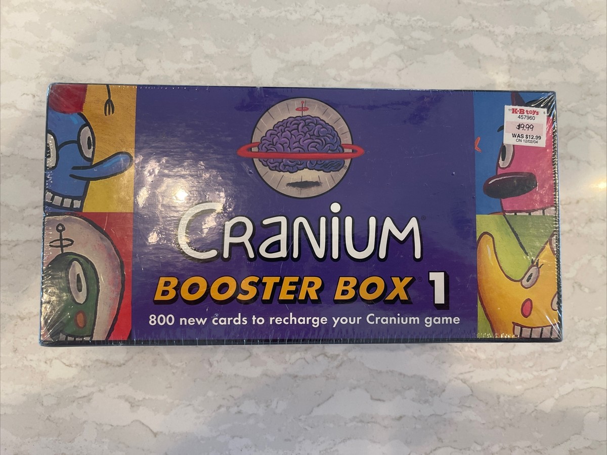 Cranium Booster Box 1 - 800 New Cards Game Add On. New, Sealed KB Toys  Sticker