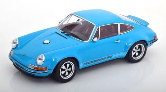 Porsche Singer 911 Coupe KK Scale 1/18 miniature d'exception turquoise