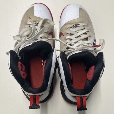 NIKE LeBron 9 IX Men's 9 Miami Heat Home Scarface White Black Red
