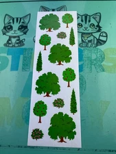 Mrs Grossman's July Sticker Club 2025-Many trees