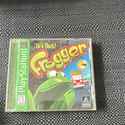 Hasbro Interactive Frogger Sony PlayStation 1 Arcade Manual Multiplayer 1997