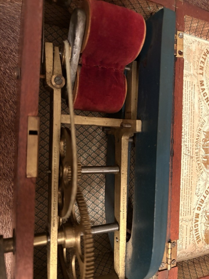 Kidder Machine 1854 Davis & Kidder Electric Machine For Nervous Diseases - Quack Shock ...