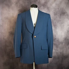 Vintage Men's XL Blue Suit Jacket