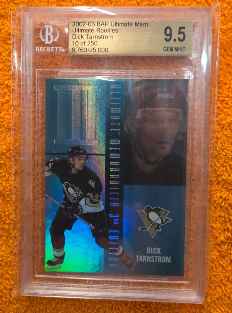 02-03 BAP ULTIMATE MEM. DICK TARNSTROM RC 10/250 GRADE 9.5 GEM MINT