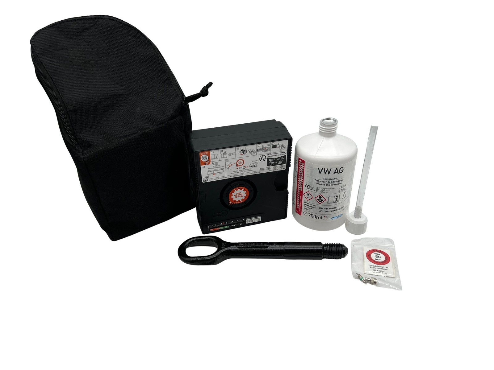 Original VW Tire Sealant TyreFit Compressor Sealant Air Pump 700ml 2029