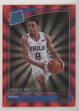 2018 Panini Donruss Rated Rookies Press Proof Red Laser 50/99 Zhaire Smith u6m