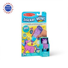 Sticker Stamper and 24 Page Activity Pad 300 Stickers Arts Crafts Fidget Toy