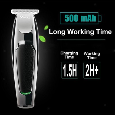VGR Elektrischer Haar Bart Rasierer USB