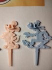 Vintage 1960s Walt Disney BEST licensed plastic Cake Topper, set of 4 different — photo 5