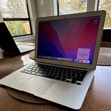 Apple MacBook Air 13" Early 2015 i5 8GB RAM SSD Silver macOS Monterey