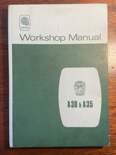 Vintage 1968 BMC Austin A30 A35 Workshop Manual Saloon Countryman Van Hardback