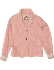 Chaqueta Blazer AMERICANINO Niñas 3 Botones 7-8 Años Rosa Nylon BZ80