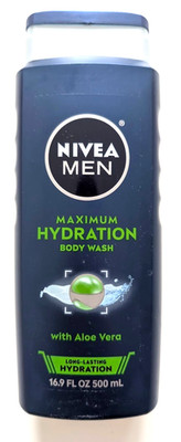 Nivea Men Maximum Hydration Body Wash Hydration with Aloe Vera 16.9 fl oz