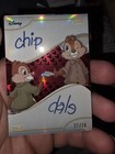 2025 Topps Chrome Disney Chip 'n' Dale Facsimile Auto Red Mickey Refractor /28