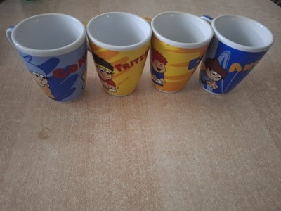 Original Mainzelmännchen Tassen-Set (4 Stück)   ZDF 2003