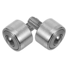  2 Pcs Ball Transfer Roller Rollers Casters Bearing Support Screw