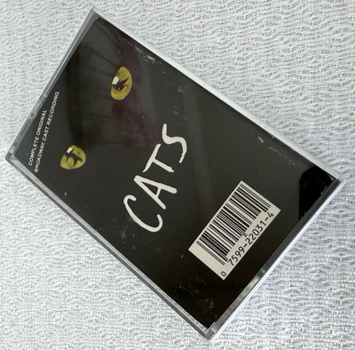 Cats Broadway Cast Recording Cassette Tape Andrew Lloyd Webber Musical