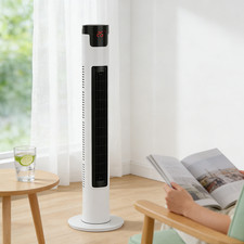 32" TOWER FAN INCH AIR COOLING FREE STANDING TOWER FAN 3 SPEED OSCILLATING QUIET