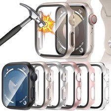 6 Pack Case for Apple Watch SE 3/SE 2nd Gen Series 6 5 4 SE 40mm Screen Prote...