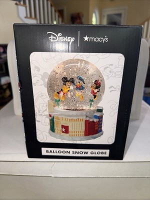 Macys 2025 Disney Balloon Thanksgiving Day Parade Light Up Water Snowglobe