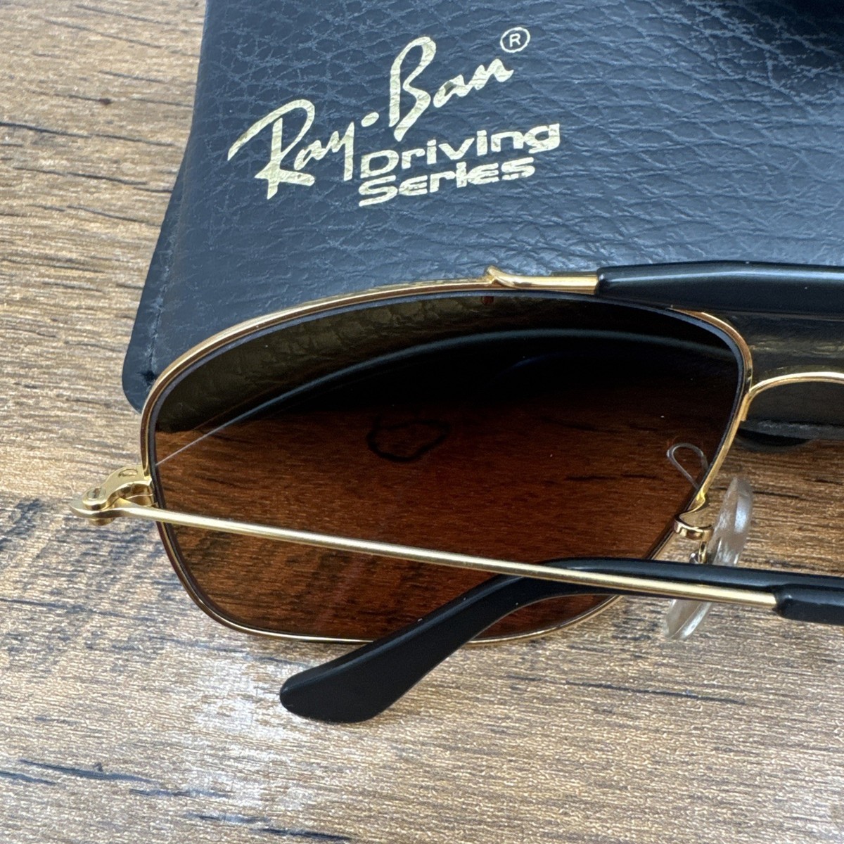 Vintage B&L Ray Ban USA Outdoorsman Chromax 58-17 Driving