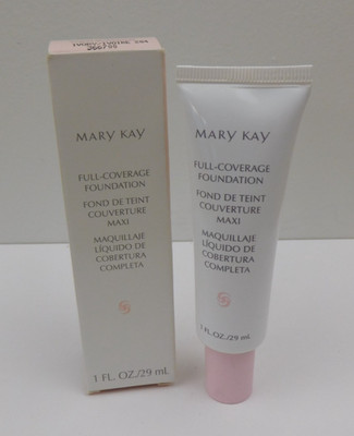 Mary Kay Ivory 204 Full Coverage Foundation 1 fl oz 366700 NOS Pink Cap